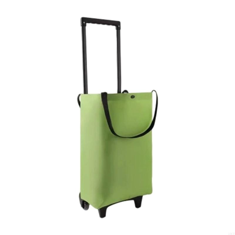 Foldable Rolling Luggage Bag - Carrinho dobrável leve, alça retrátil, rodas