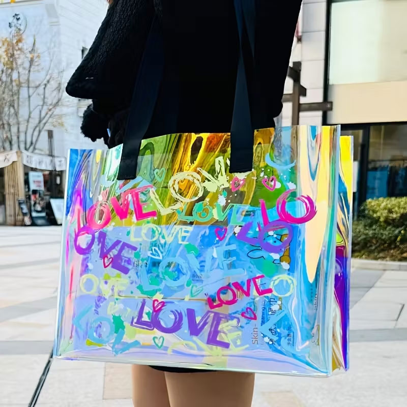 Handbags - Bolsa de Mão Moderna com Estampa