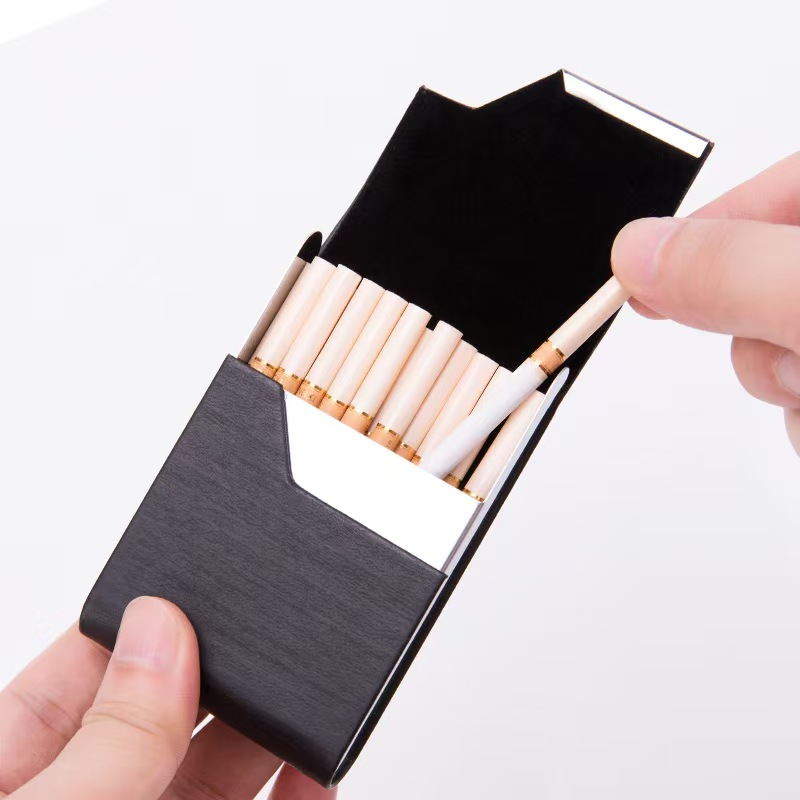Wallets - Estojo de Cigarros de Aço Inoxidável