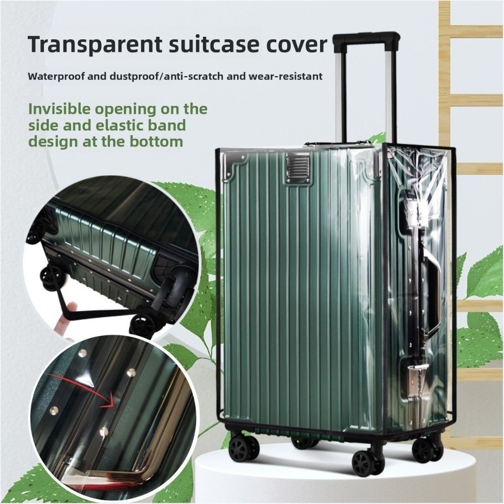 Luggage Protective Cover Transparent - Capa Protetora de Bagagem Transparente em