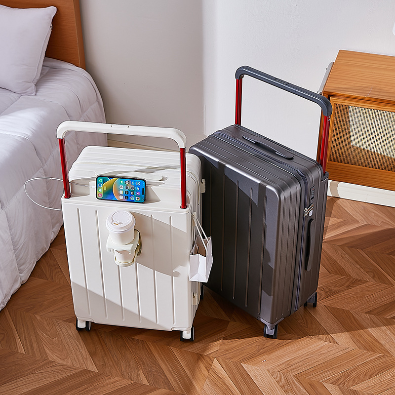 Spinner Wheel Rolling Suitcase 20 Inch - Mala de viagem com alça larga