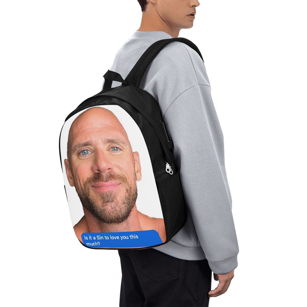 Handbags - Mochila Johnny Sins Flirty Text Bubble