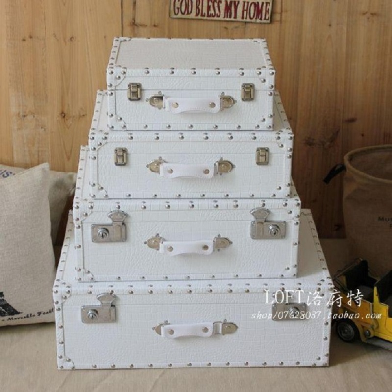 Retro Vintage Trunk Suitcase - Mala de Viagem com Padrão de