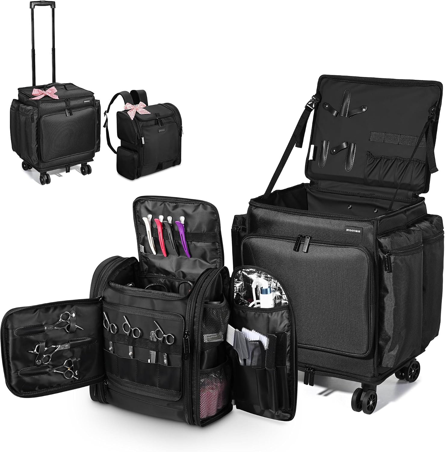Backpacks - Mala de Maquiagem com Rodas e