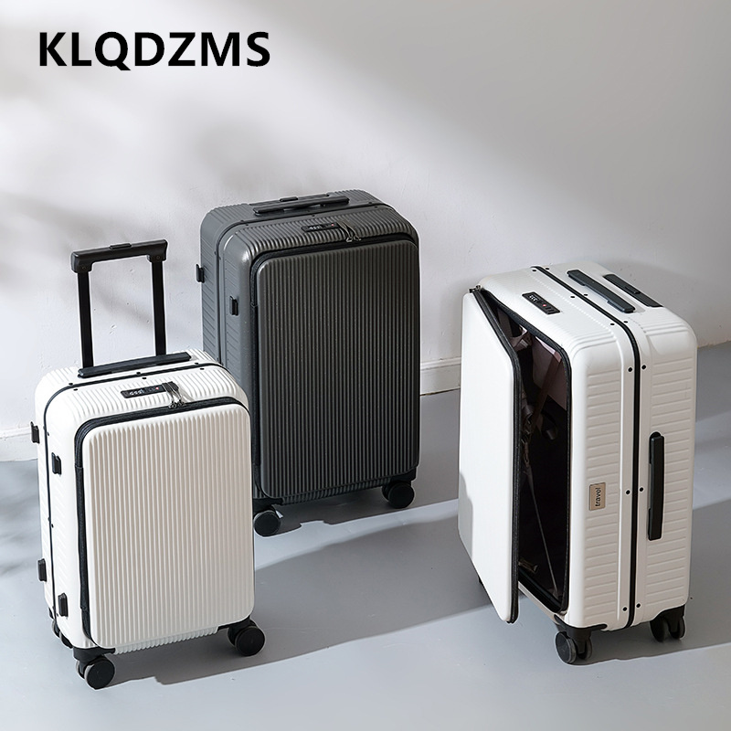 Front Opening Laptop Luggage 24 Inch - Mala de Viagem com Rodas KLQDZMS