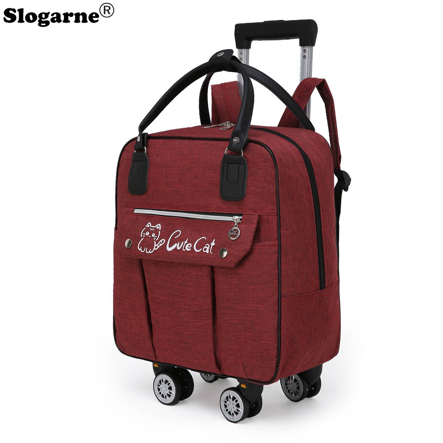 Foldable Rolling Luggage Bag - Carrinho grande capacidade saco de viagem