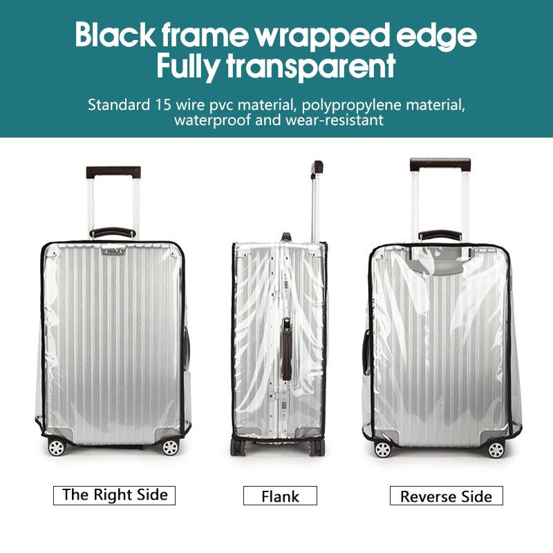 Luggage Protective Cover Transparent - Capa de Bagagem Transparente para Viagem,