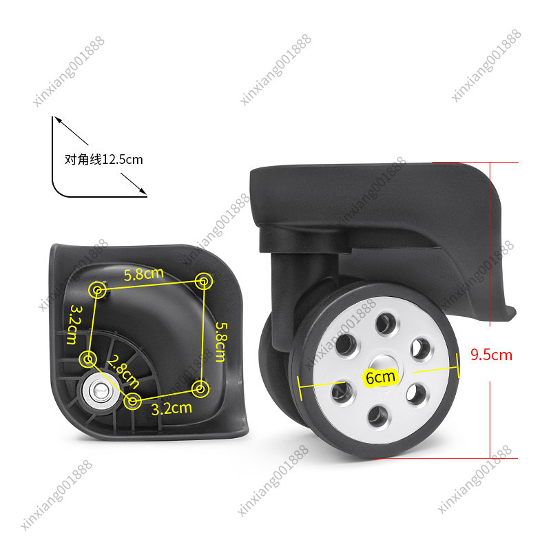 Rodas de Substituição para Mal - Silent Replacement Luggage Wheels avaliação e preço