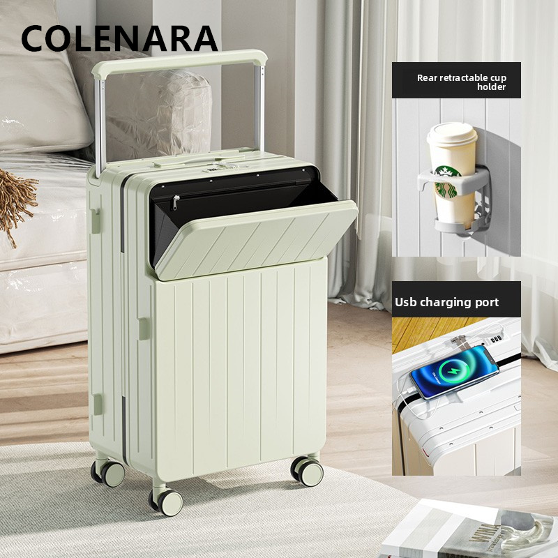 Mala Multifuncional COLENARA c - Front Opening Laptop Luggage 24 Inch avaliação e preço