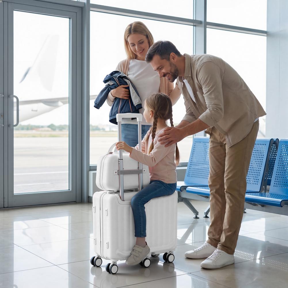 Mala de Viagem Infantil Dobráv - Kids Ride On Suitcase Scooter avaliação e preço