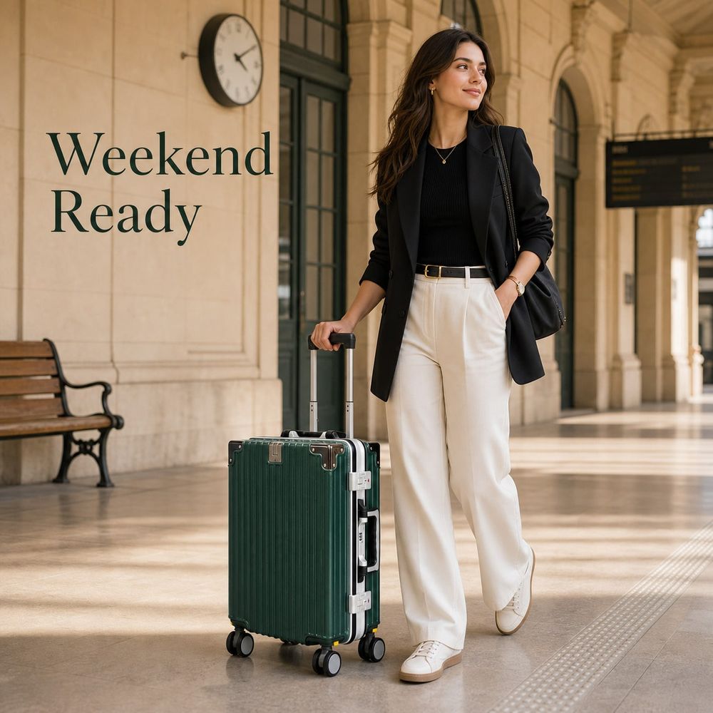 Mala de Mão Aprovada por Compa - Aluminum Frame Carry On Luggage avaliação e preço