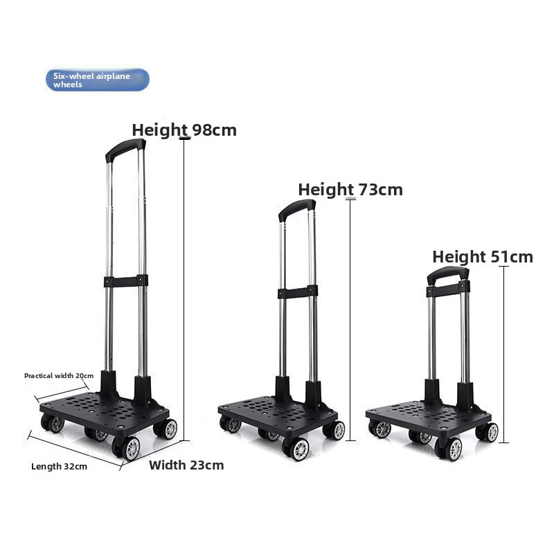 Carrinho Universal Portátil de - Aluminum Frame Carry On Luggage avaliação e preço
