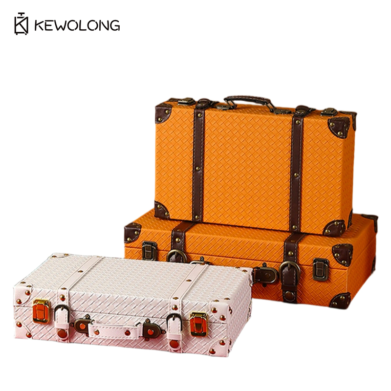 Caixa de Armazenamento Vintage - Retro Vintage Trunk Suitcase avaliação e preço
