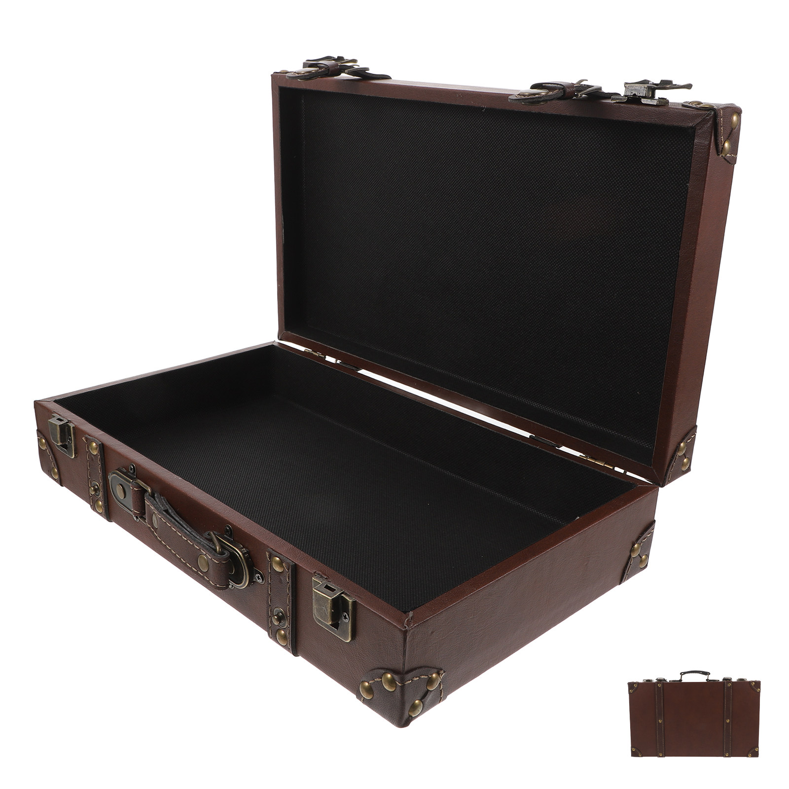 Baú de Viagem Vintage Estilo B - Retro Vintage Trunk Suitcase avaliação e preço