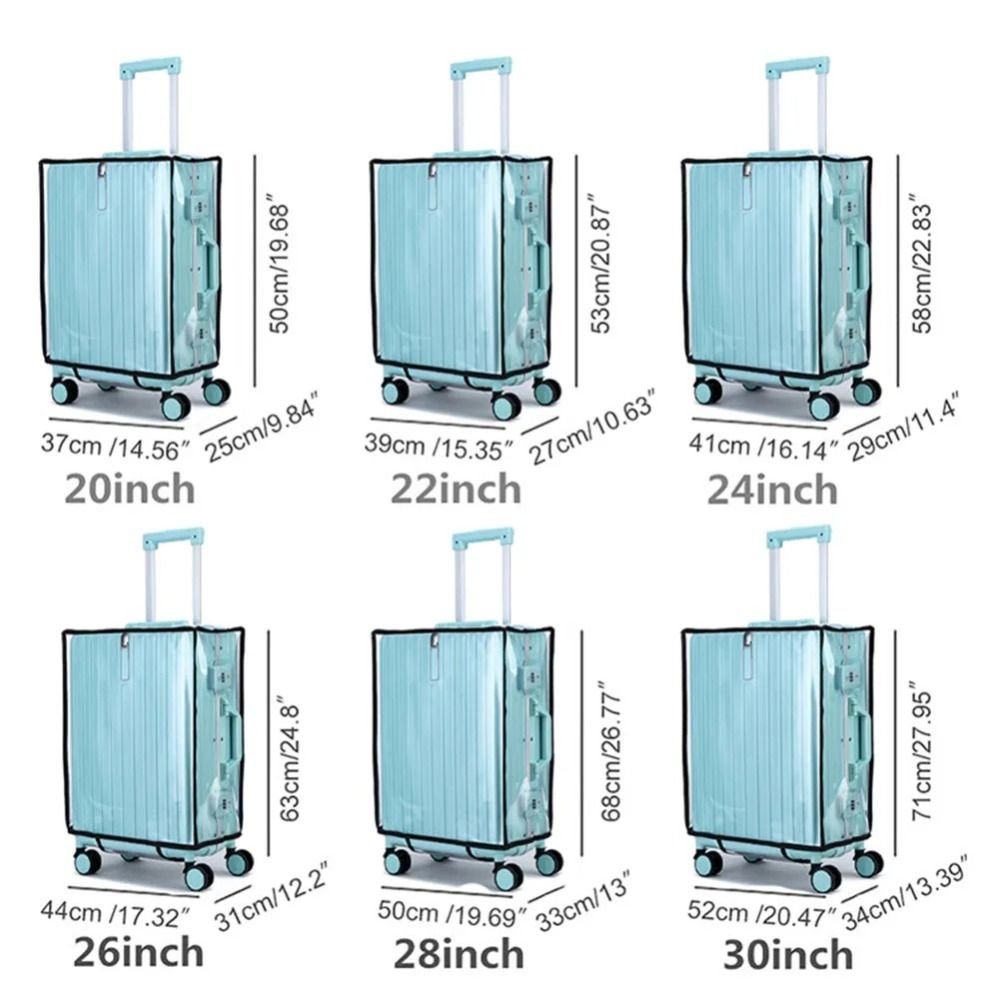Nova Capa Protetora de Bagagem - Luggage Protective Cover Transparent avaliação e preço