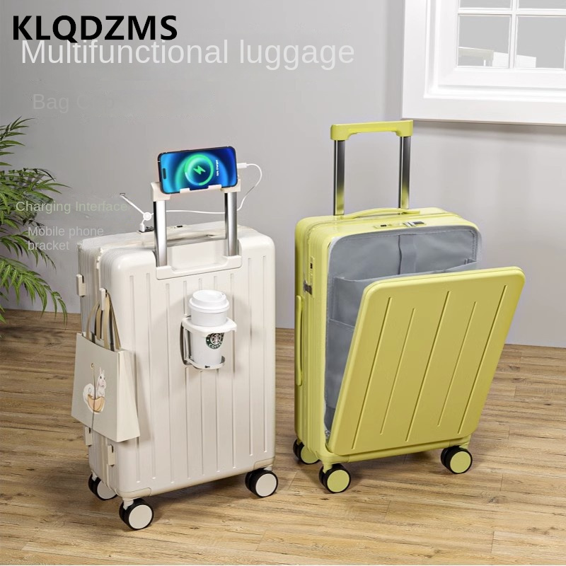 Mala de Viagem KLQDZMS de Alta - Front Opening Laptop Luggage 24 Inch avaliação e preço