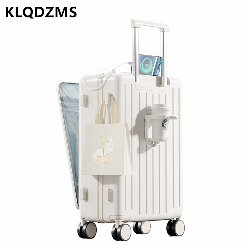 Mala de Viagem KLQDZMS de Alta - Front Opening Laptop Luggage 24 Inch avaliação e preço