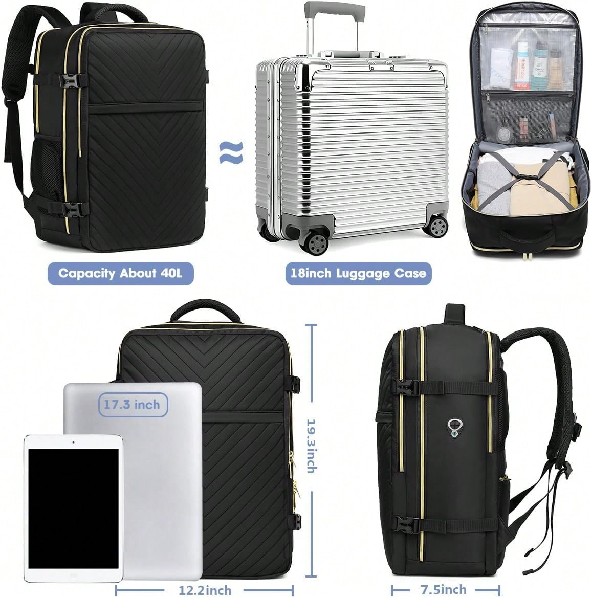 Mochila de viagem grande para  - Luggage avaliação e preço