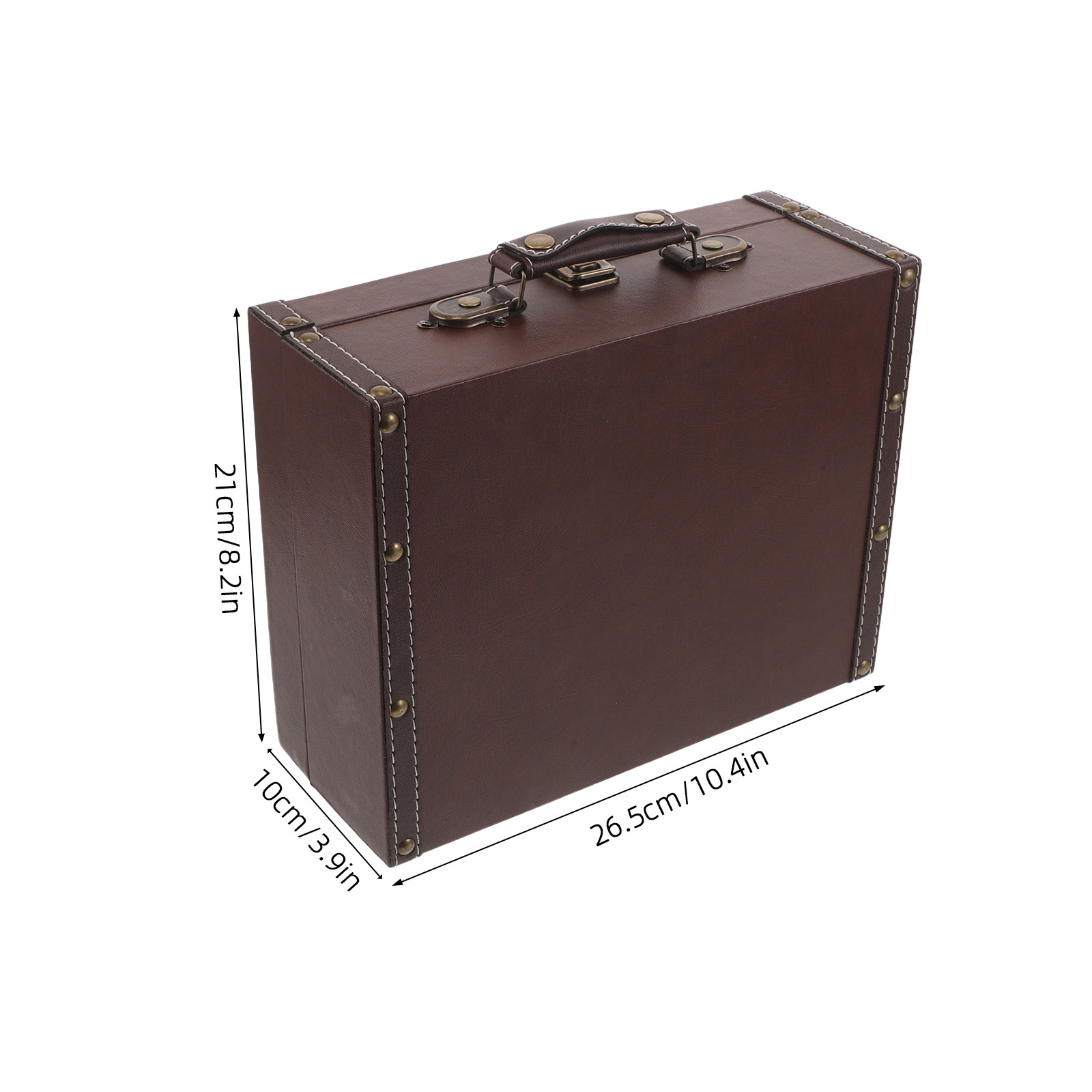 Maleta Vintage Decorativa, Baú - Retro Vintage Trunk Suitcase avaliação e preço