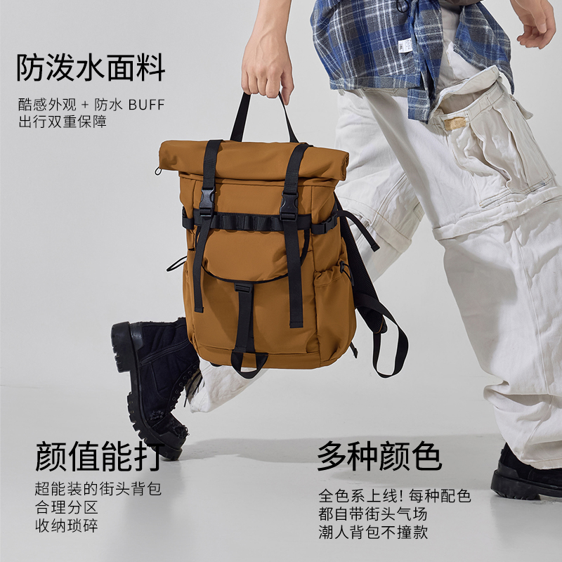 Nova mochila masculina expansí - Foldable Rolling Luggage Bag avaliação e preço