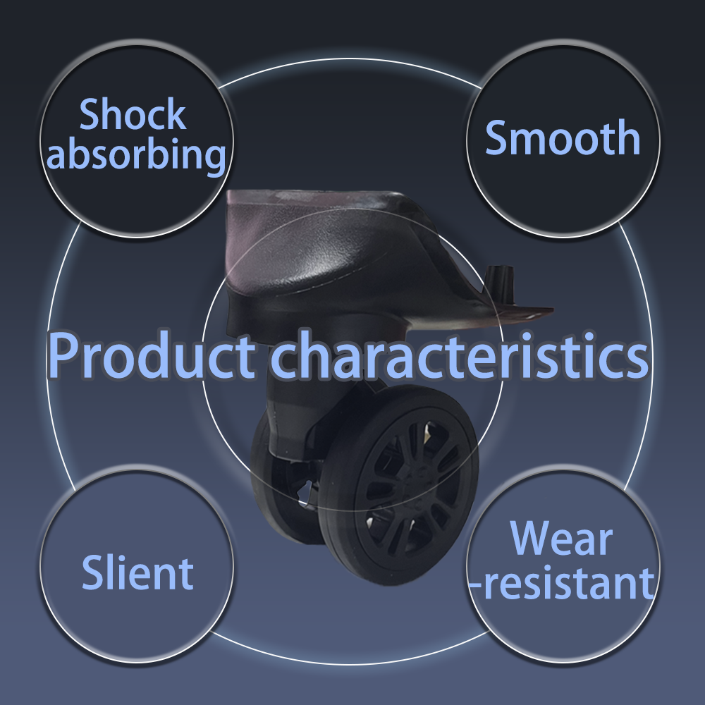 Roda universal silenciosa, ade - Silent Replacement Luggage Wheels avaliação e preço
