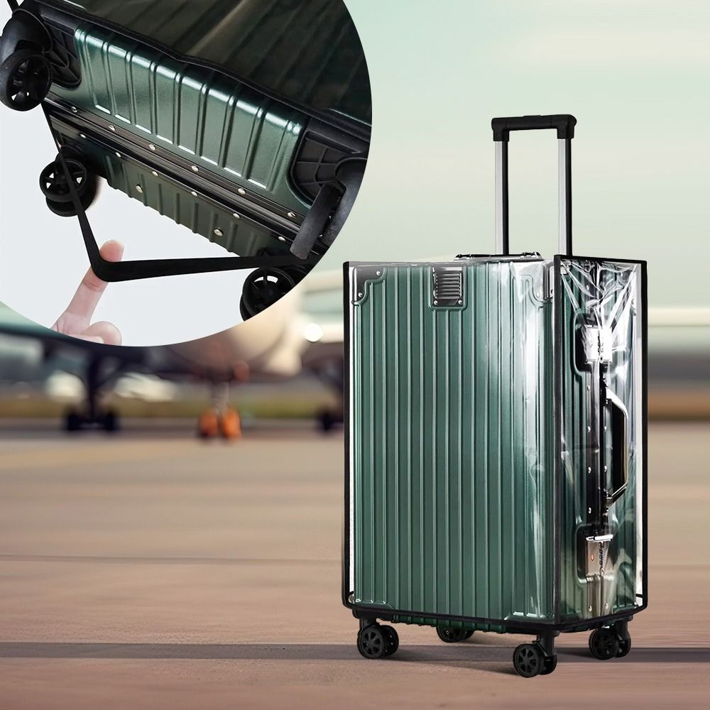 Capa Protetora de Bagagem Tran - Luggage Protective Cover Transparent avaliação e preço