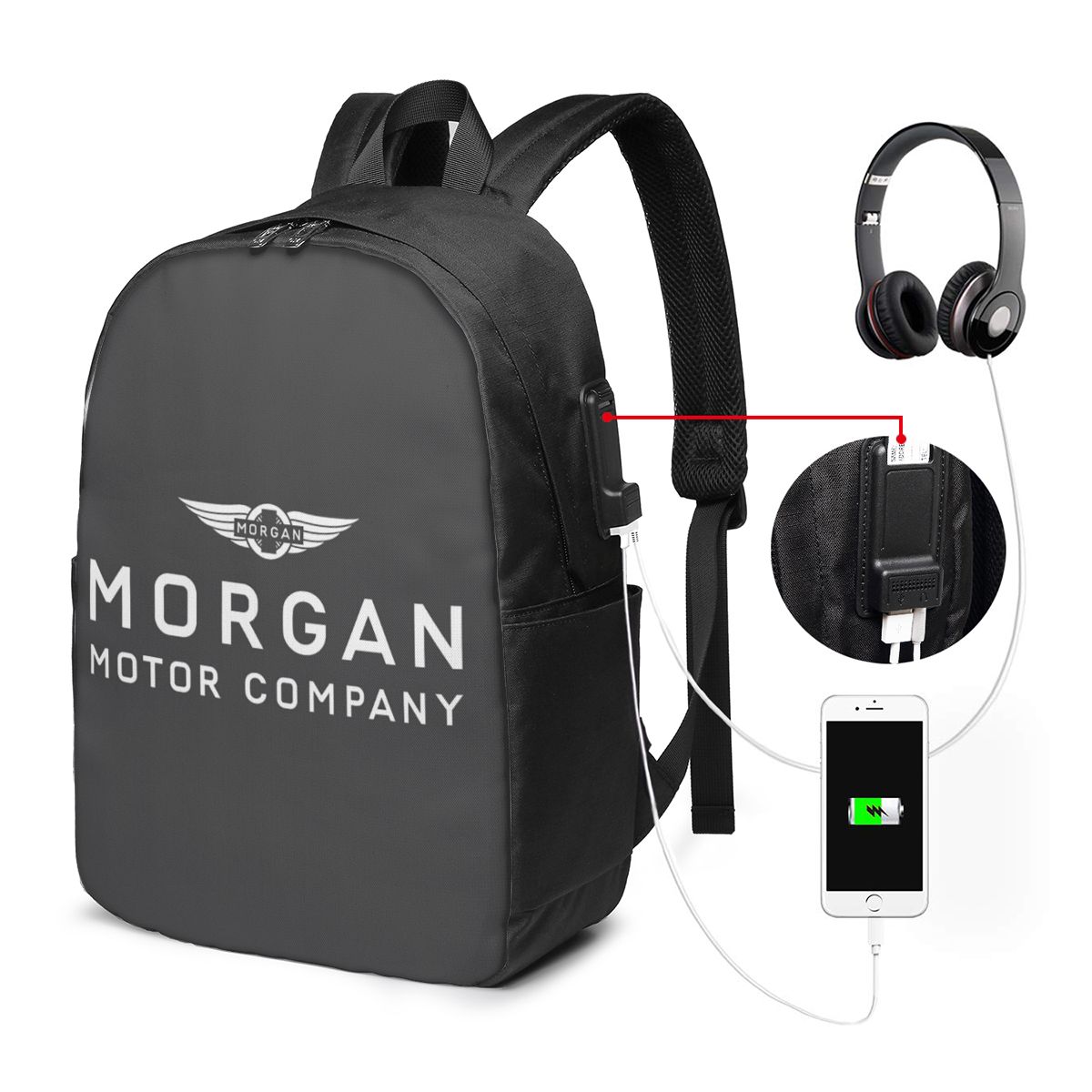 Mochila Morgan Motor Car Compa - Travel Bags avaliação e preço
