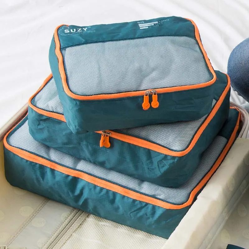 7/6 peças conjunto de sacos de - Foldable Rolling Luggage Bag avaliação e preço