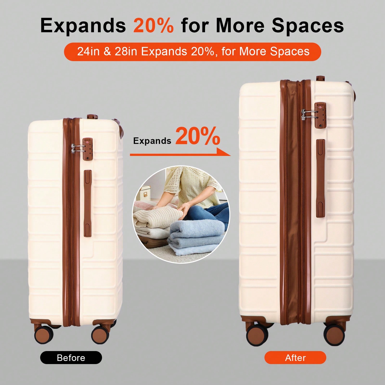 Conjunto de Malas Expansíveis  - Expandable Hard Shell Luggage Set avaliação e preço