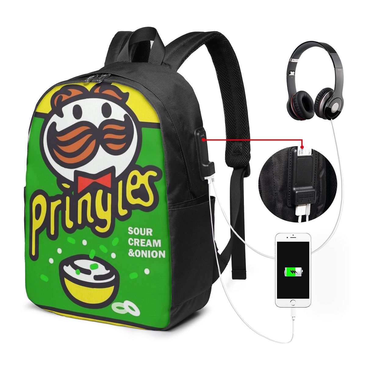 Mochila Pringles com Estampa d - Travel Bags avaliação e preço
