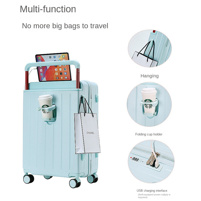 Mala de viagem com alça larga  - Spinner Wheel Rolling Suitcase 20 Inch avaliação e preço