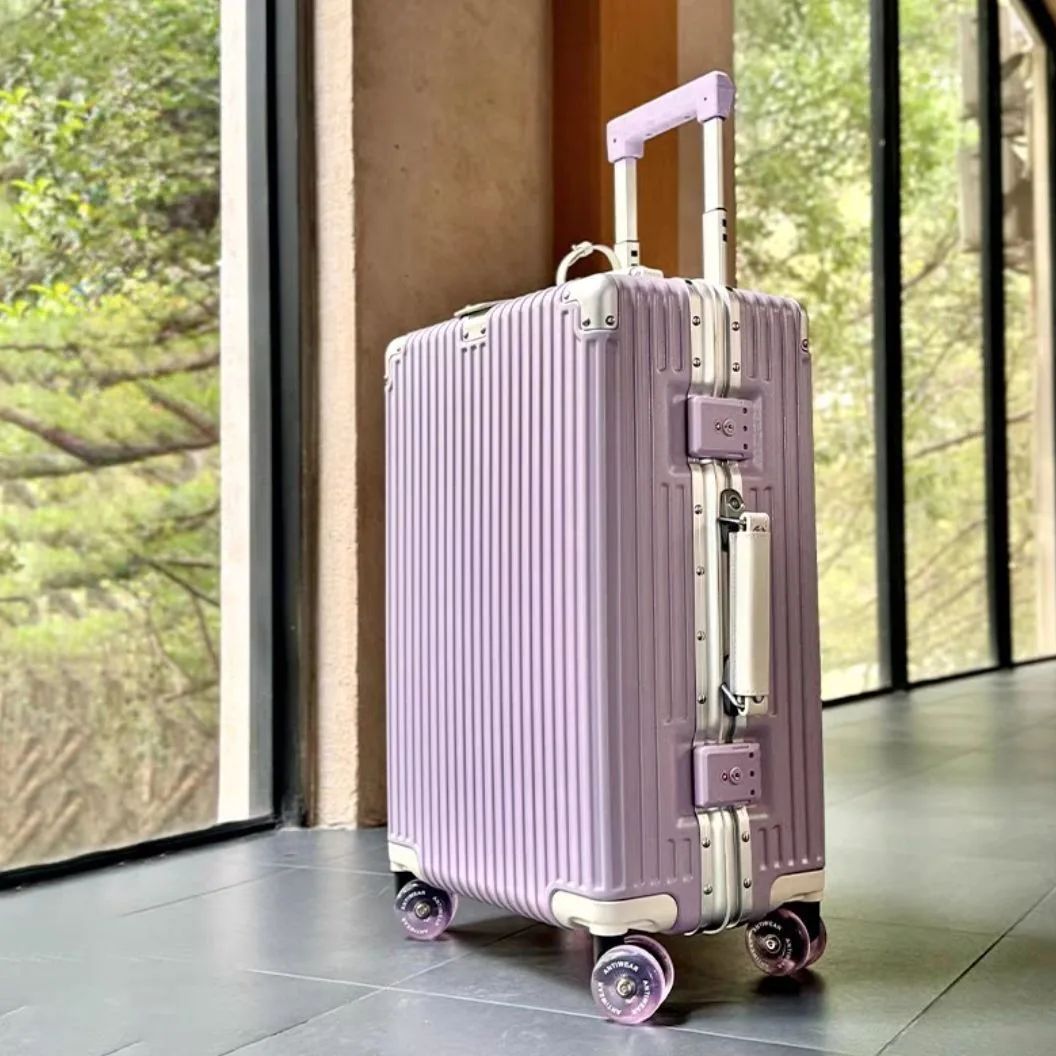 Mala de alumínio com roda gira - Aluminum Frame Carry On Luggage avaliação e preço
