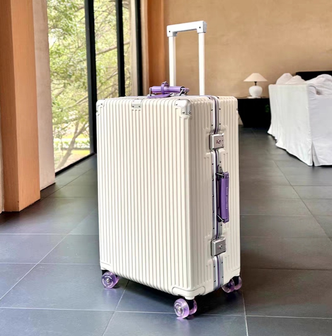 Mala de alumínio com roda gira - Aluminum Frame Carry On Luggage avaliação e preço
