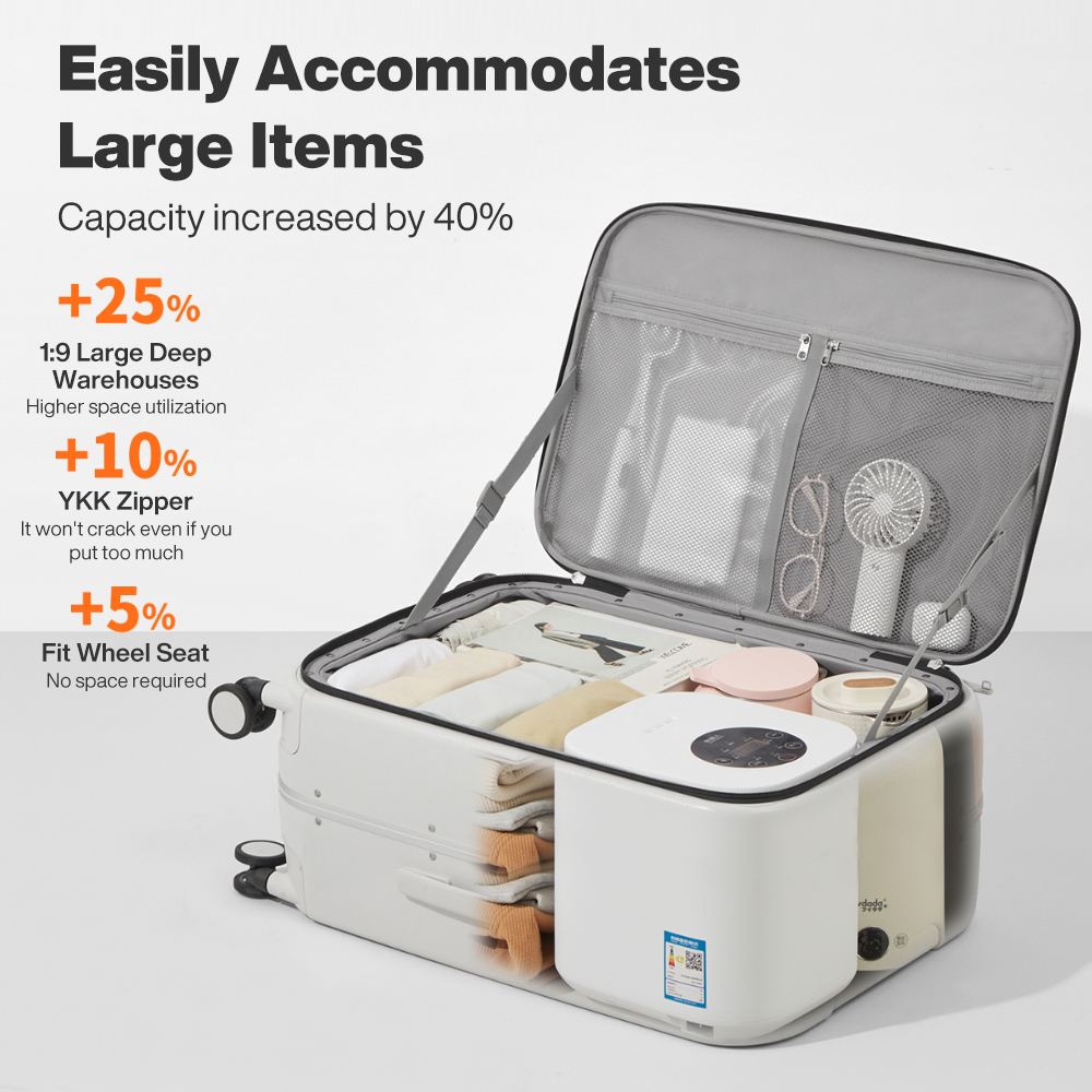 Mixi novo pc quadro de alumíni - Aluminum Frame Carry On Luggage avaliação e preço