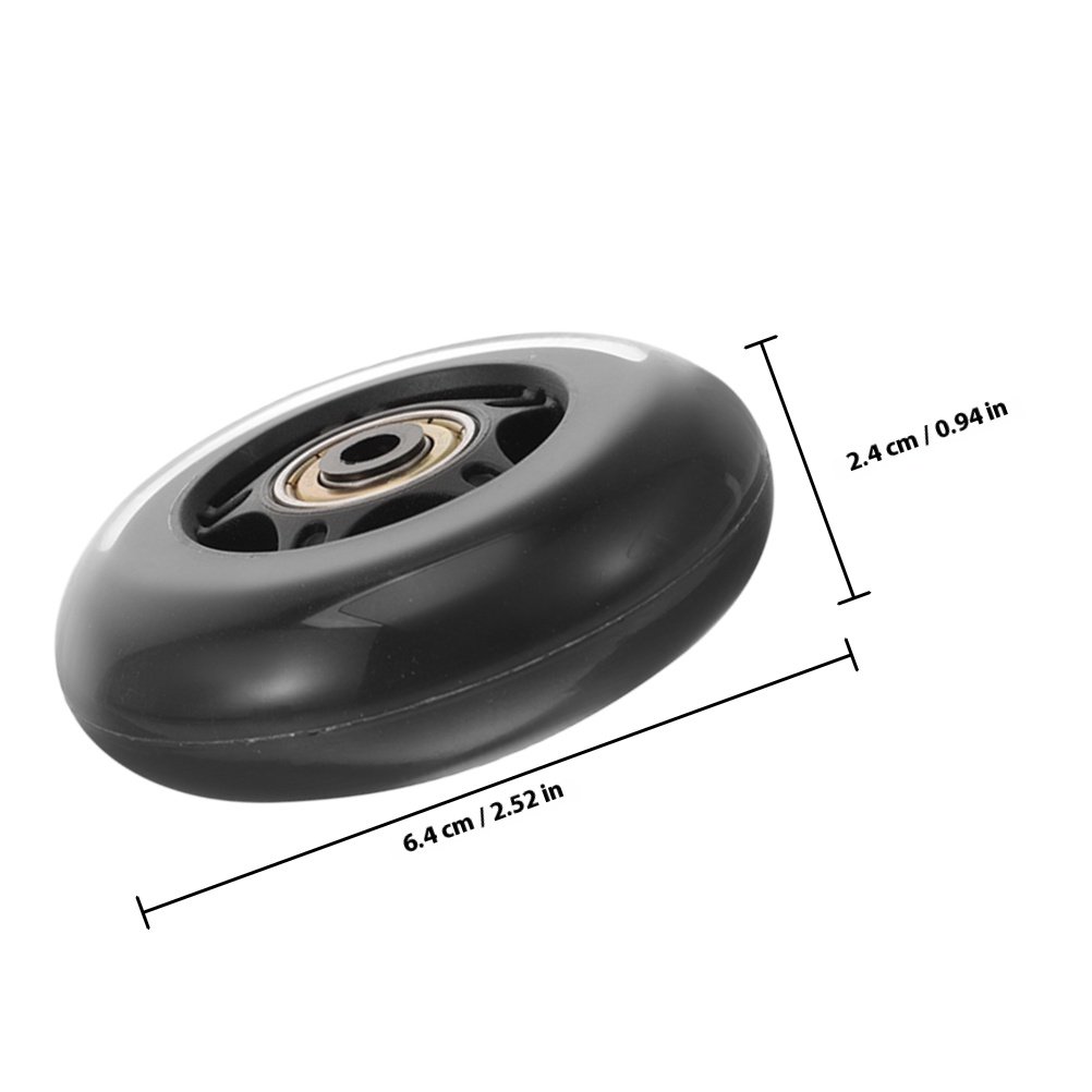 Rodas transparentes de substit - Silent Replacement Luggage Wheels avaliação e preço