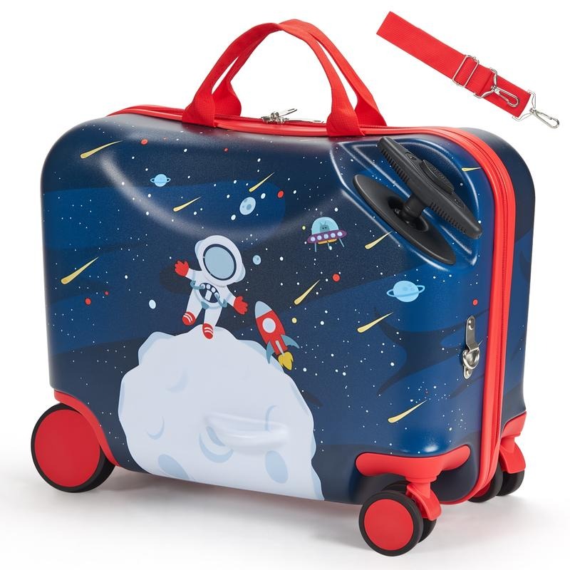 Mala de Viagem Infantil Leve d - Kids Ride On Suitcase Scooter avaliação e preço