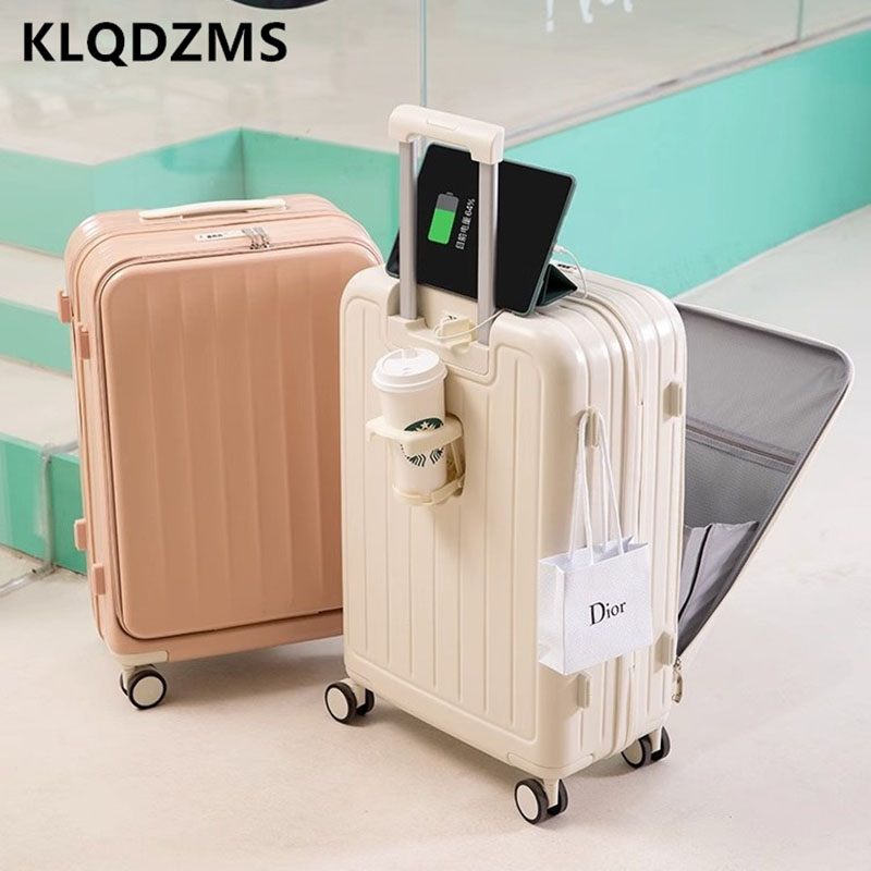 Mala Multifuncional KLQDZMS 20 - Front Opening Laptop Luggage 24 Inch avaliação e preço