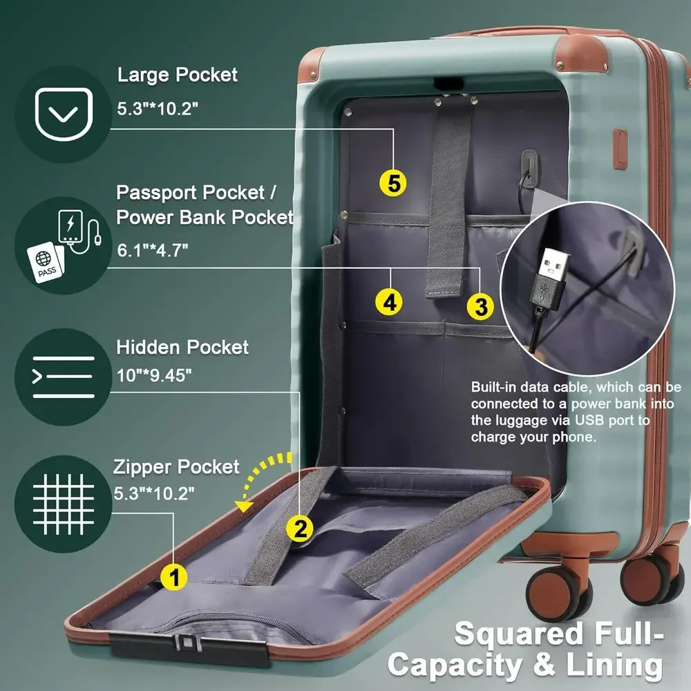 Conjunto de Malas Rígidas Expa - Expandable Hard Shell Luggage Set avaliação e preço