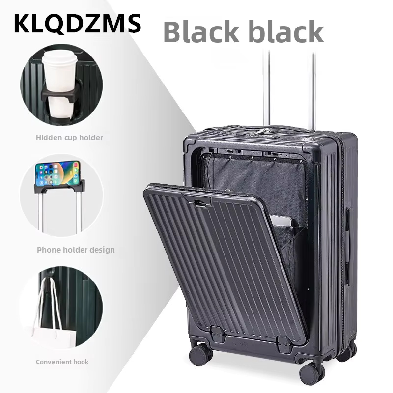 Mala de Laptop KLQDZMS de 20,  - Front Opening Laptop Luggage 24 Inch avaliação e preço