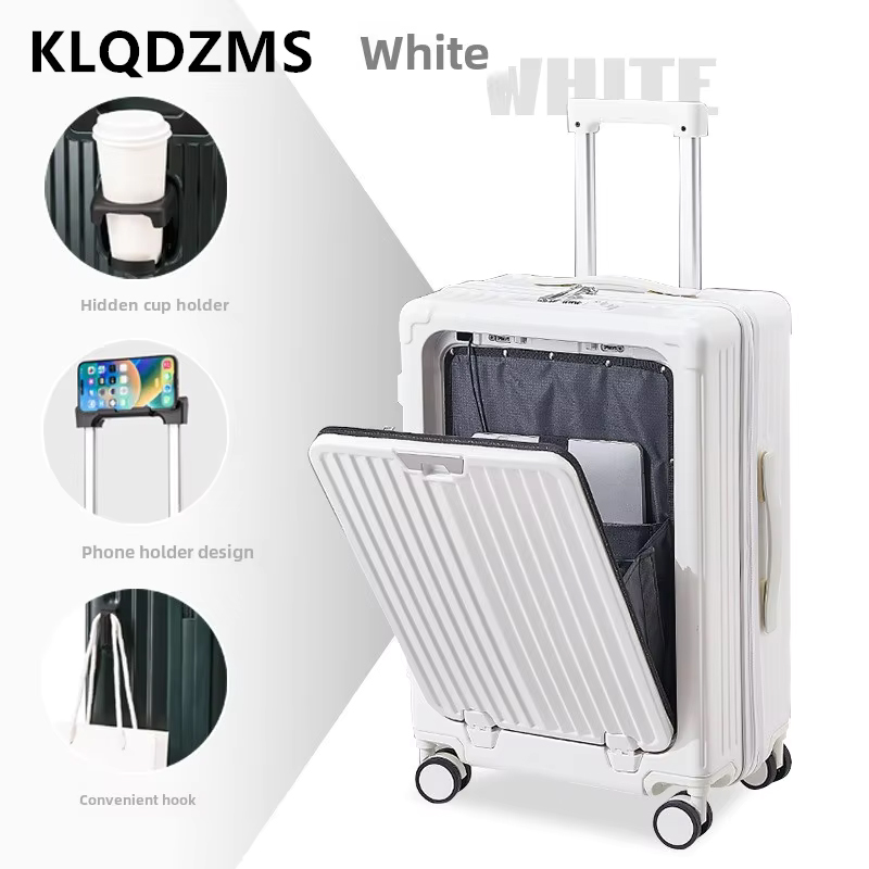 Mala de Laptop KLQDZMS de 20,  - Front Opening Laptop Luggage 24 Inch avaliação e preço