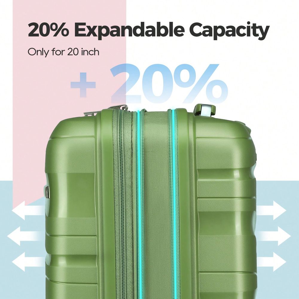 Conjunto de 3 Peças de Malas R - Expandable Hard Shell Luggage Set avaliação e preço