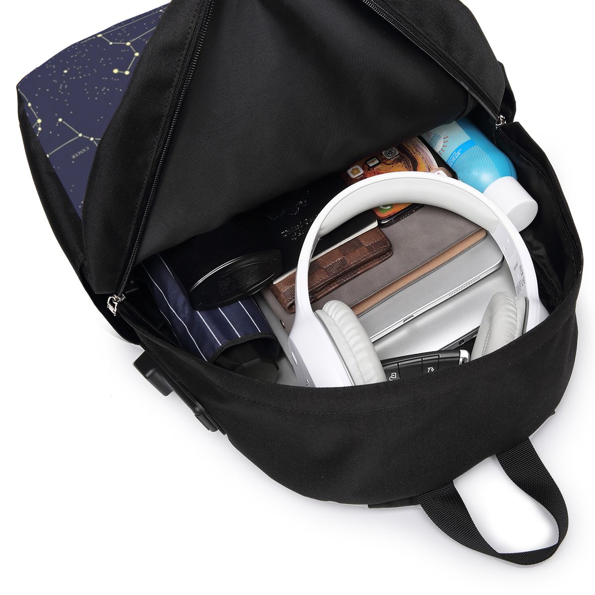 Mochila com estampa de céu not - Travel Bags avaliação e preço