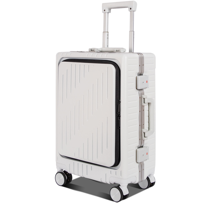 Mala de Negócios com Abertura  - Aluminum Frame Carry On Luggage avaliação e preço