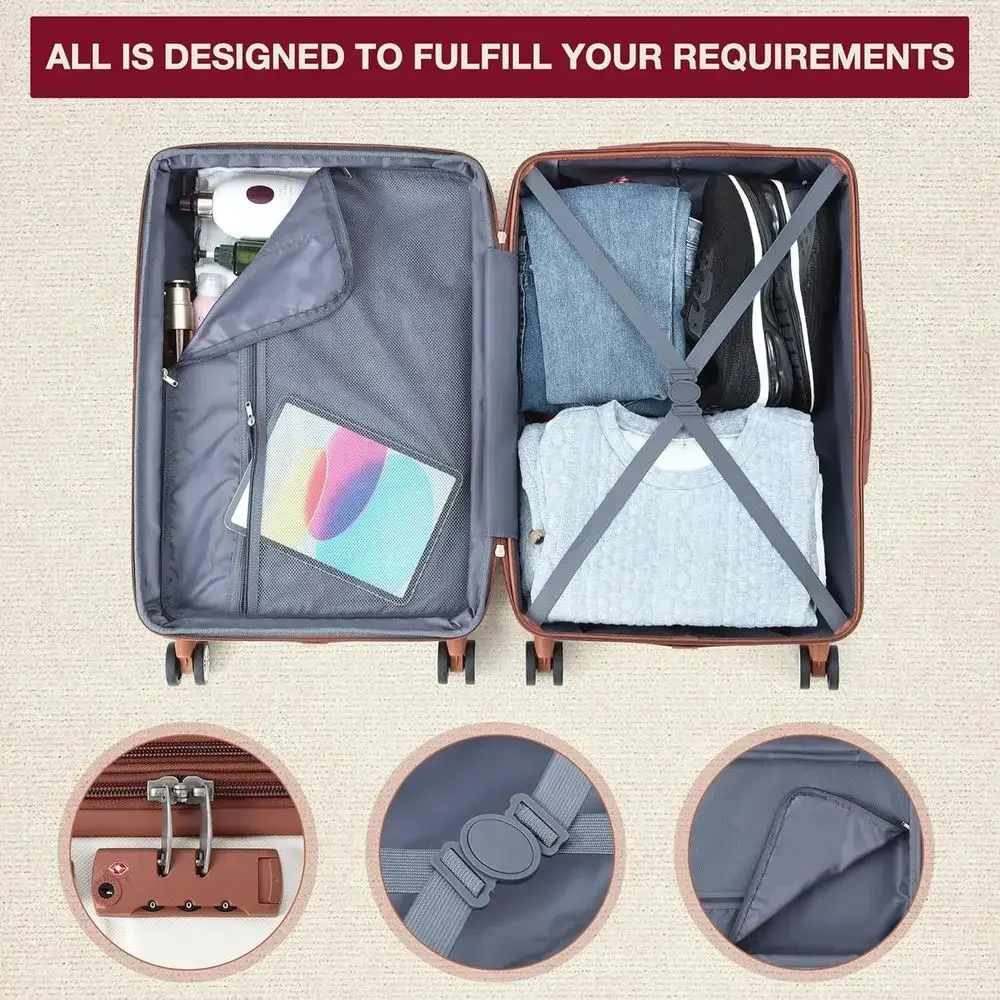 Conjunto de Malas Rígidas Expa - Expandable Hard Shell Luggage Set avaliação e preço
