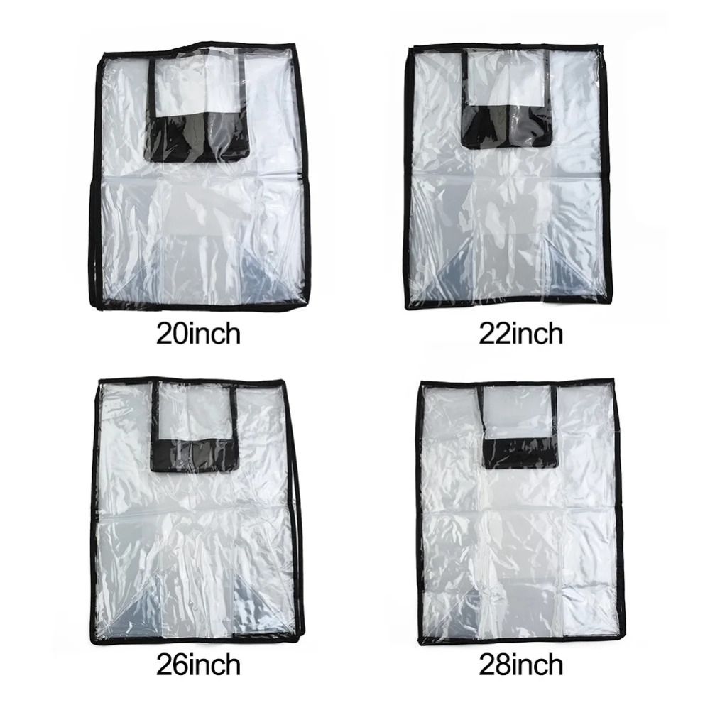 Novo protetor de bagagem de vi - Luggage Protective Cover Transparent avaliação e preço