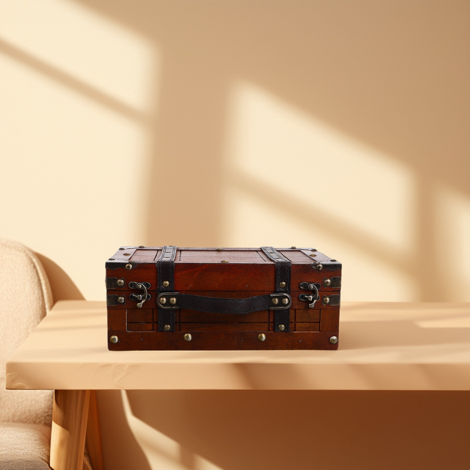 Caixa de Armazenamento de Made - Retro Vintage Trunk Suitcase avaliação e preço