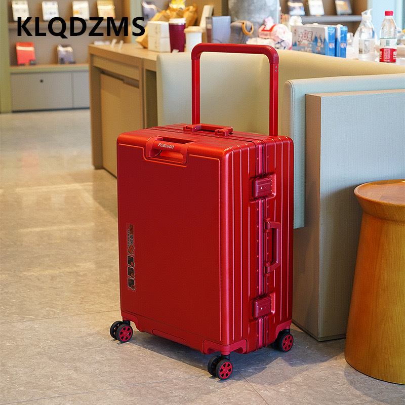 Klqdzms mala de alumínio quadr - Aluminum Frame Carry On Luggage avaliação e preço