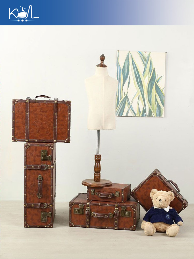 Caixa de Armazenamento Decorat - Retro Vintage Trunk Suitcase avaliação e preço