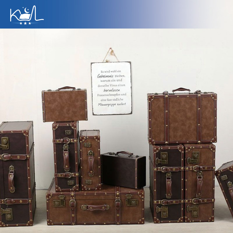 Caixa de Armazenamento Decorat - Retro Vintage Trunk Suitcase avaliação e preço
