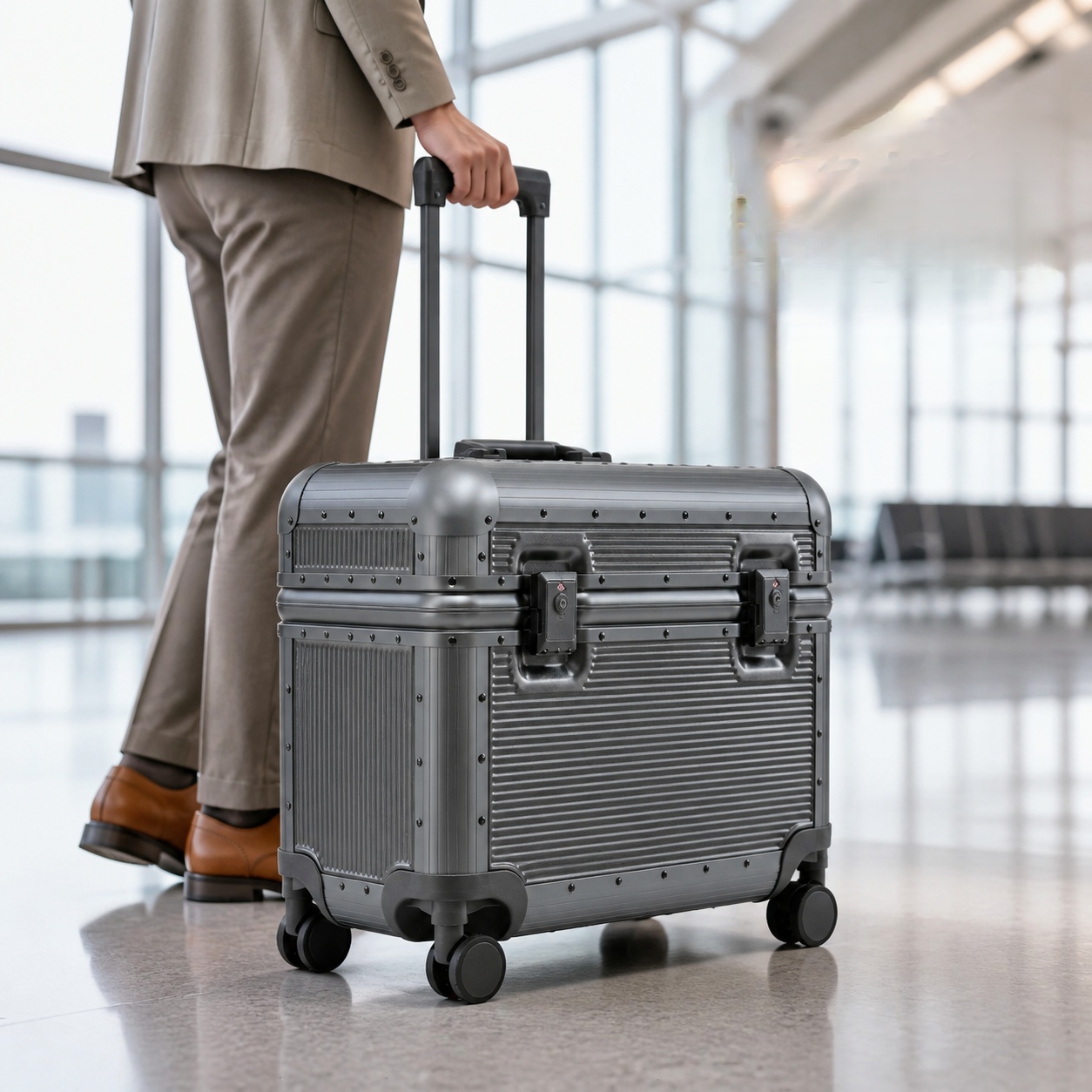 Mala de Viagem Bunnyfly 20 Pol - Aluminum Frame Carry On Luggage avaliação e preço
